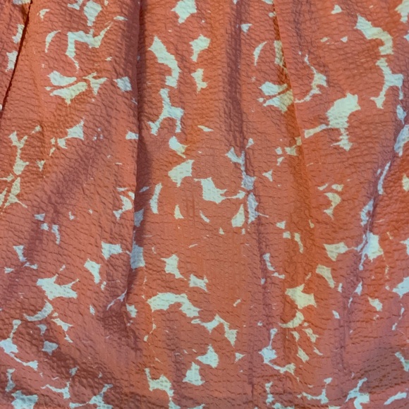 Vintage J Crew Strapless Coral and Cream Dress - Picture 5 of 14